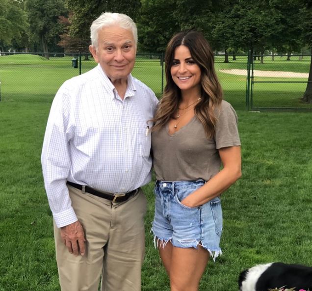 Alison Victoria with her father 